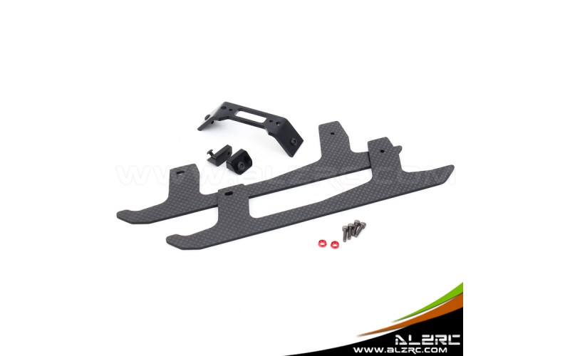 ALZRC - Devil 380 FAST Carbon Fiber Landing Skid Set - Black