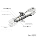 ALZRC - Devil 380 FAST New Tail Rotor Hub Upgrade Set