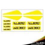 ALZRC - Devil 380 FAST Plastic Landing Skid Color Sticker - Yellow