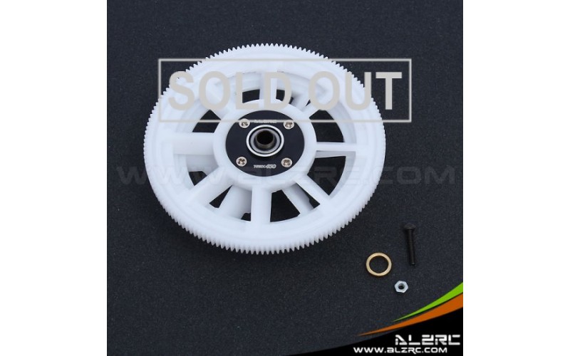 ALZRC - Devil 450 New 150T Straight Thread Main Drive Gear Set - White