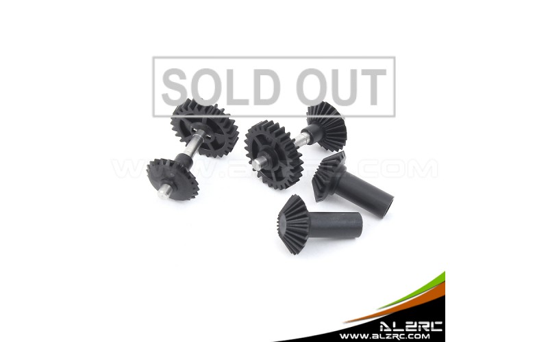 ALZRC - Devil 450 Pro Torque Tube Drive Gear Set - Front - Black