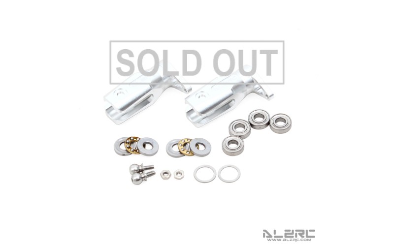 ALZRC - Devil 505 FAST Metal Tail Rotor Holder Set - Silver