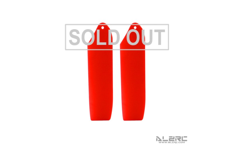 ALZRC - Plastic Tail Blades - 62mm - Red