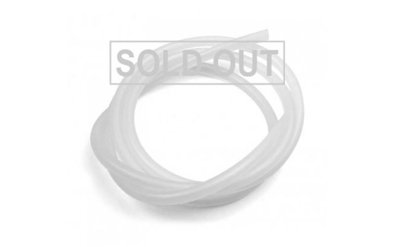 White Transparant Silicone Nitro Glow Fuel Line Tube Pipe D5x2.4mm For RC Planes and Car Nitro Engine
