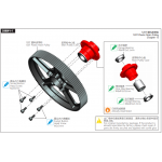 Nichi Quality Bearing - (Φ12xΦ8x3.5mm) Suit for Heli 380 Main Pulley Case