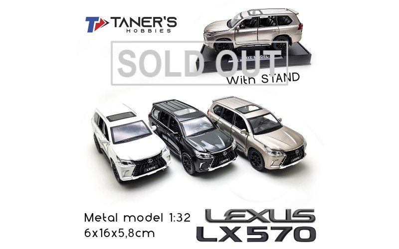 Diecast Mobil Lexus LX570 Miniatur Alloy Steel 1:32