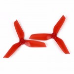 DYS 5*4.0 5 Inch 3 Blade Propeller CW CCW one pair RED