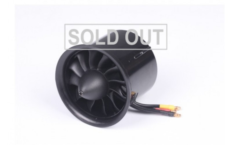 FMS 70mm Ducted Fan (V2) 12 Blades With Outrunner Motor 2845-KV2750(for 4S)