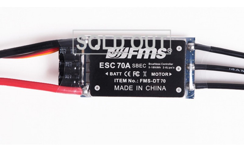FMS 70A ESC with 5A SBEC