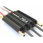 Flycolor 70A Brushless ESC Speed Control Support 2-6S Lipo BEC 5.5V/5A for RC Boat