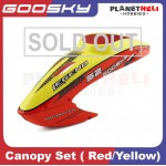 Goosky S2 Canopy Set ( Red/Yellow) spareparts