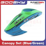 Goosky S2 Canopy Set ( Blue/Green) spareparts