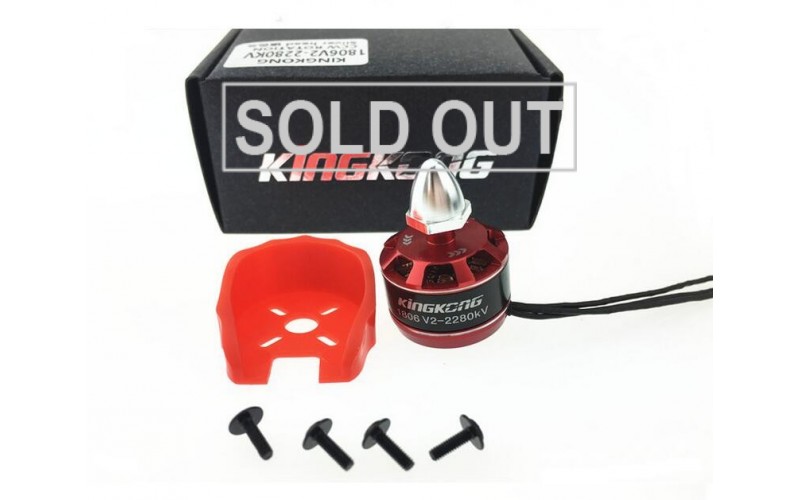 KINGKONG Brushless Motor 1806 v2 2280kv 2-3s cw/ccw with guard bracket for 180-210 RC Racing Quadcopter CW/CCW