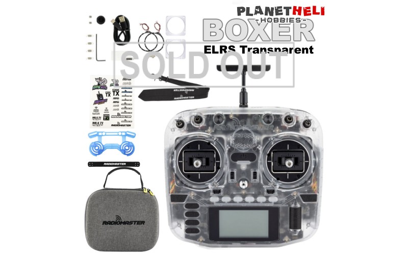 RadioMaster Boxer Transparent FCC 2.4GHz RC Transmitter - ELRS
