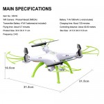 Syma X5HW WIFI FPV With HD Camera Altitude Mode 2.4G 4CH 6Axis RC Quadcopter RTF
