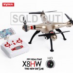 SYMA X8HW FPV RC Drone with WiFi HD 2MP Camera Real-time Sharing 2.4G 4CH 6-Axis Quadcopter with Altitude Function