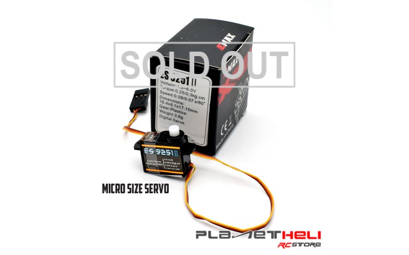 Emax 3.6g ES9251II Digital Ultra-Micro Servo