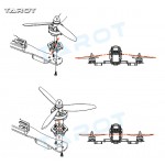 Tarot 7 degrees inclination 1806 motor mount TL300H3