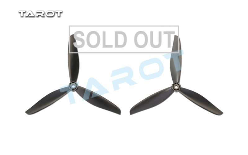 Tarot 6'' 3-leaf propeller /Black CW/CCW TL300E15