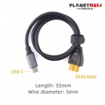 ToolkitRC SC100 - USB-C to XT60 Adapter Cable