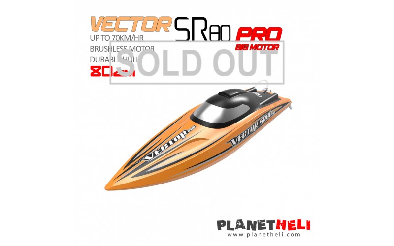 Volantex Vector SR80 PRO 80cm 70km/h Brushless High Speed ​​RC Boat - (PNP)