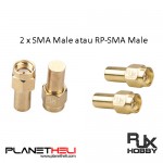 RJXHOBBY 2PCS Electronics RF coaxial connector adapter SMA male coaxial Termination Loads 1W DC- 3.0GHz 50Ω