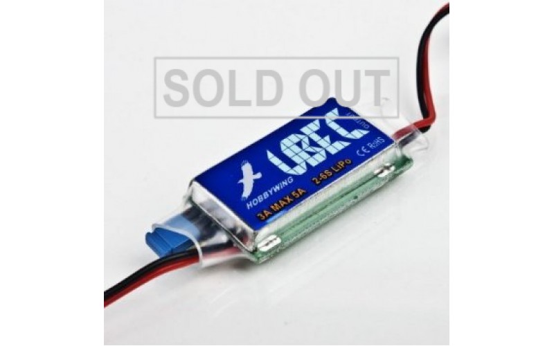 Hobbywing 86010010 5V/6V 3A 2-6s Switch-Mode Ultimate BEC (UBEC)