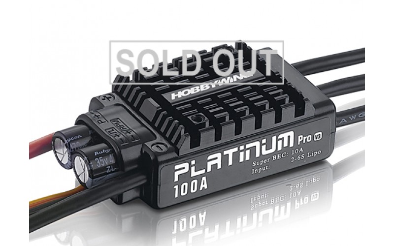 Hobbywing Brushless Platinum 100A ESC V3