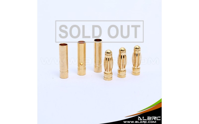 ALZRC - Gold-plated banana plugs - 3.5mm
