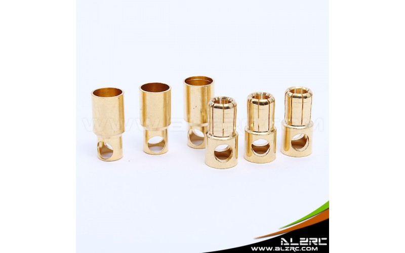 ALZRC - Gold-plated banana plugs - 6.0mm