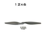 High Quality Grey Plastic APC 12x6 CCW Propeller Blade for RC Airplane Plane Fixed-Wing Part