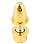 3.17mm RC Aluminum Bullet Adapter Holder for Brushless Motor Prop GOLD