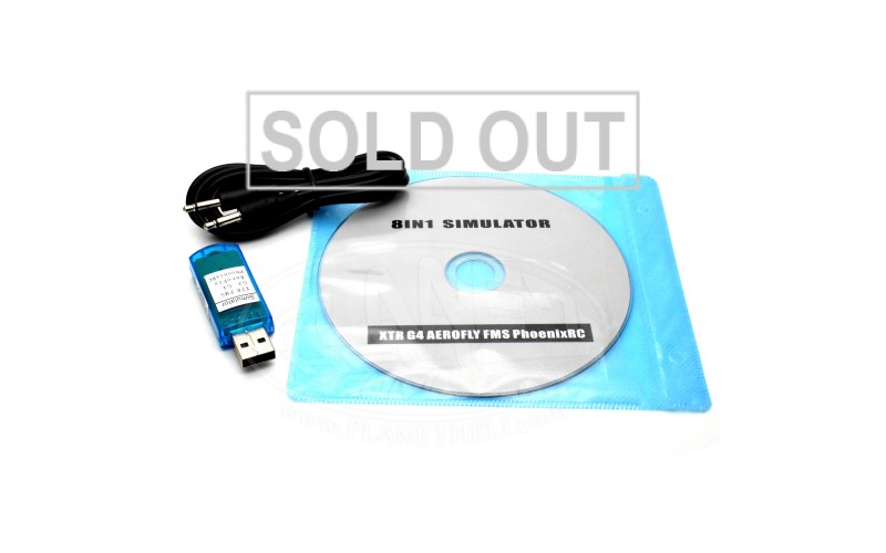 8in1 USB Flight Simulator Cable (Phoenix,RealFlight G4,XTR,AeroFly,FMS) 