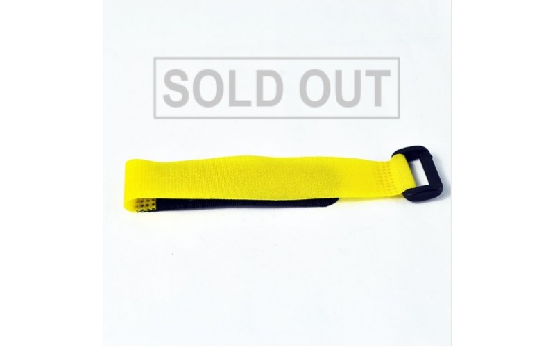 20x200mm Cables Lipo Battery Strap Reusable Cable Tie Wrap Yellow